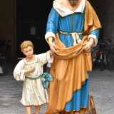 Tra le tante opere da lui realizzate va ricordato un San Giuseppe col Bambino alto 2.24 metri costruito per il cinquantesimo anniversario della chiesa di San Giuseppe Artigiano a Foligno